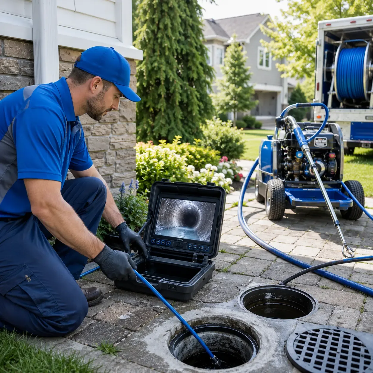 Outdoor drain cleaning professionals serving Squire, WV