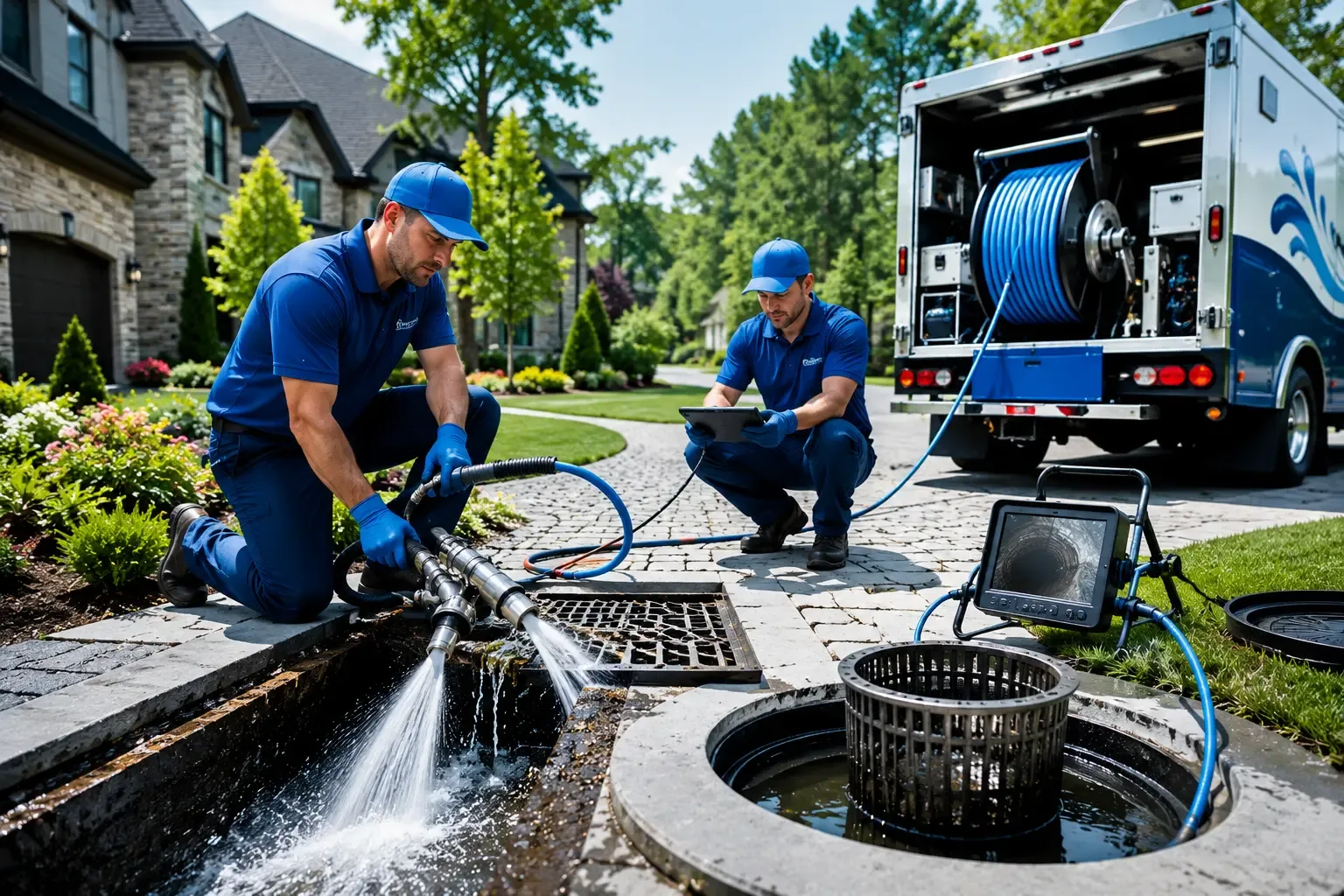 Local outdoor drain cleaning professionals in Squire, WV