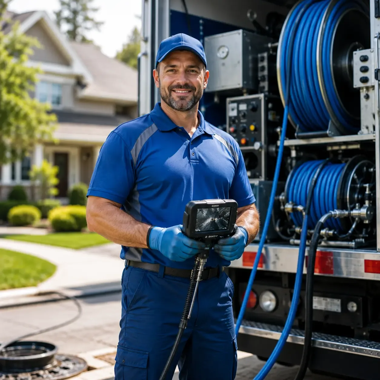 Local outdoor drain cleaning specialists in Squire, WV